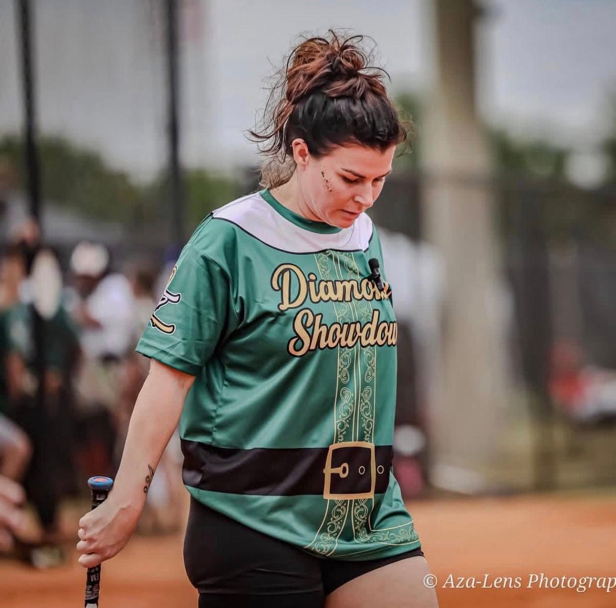Team celebrating in dugout