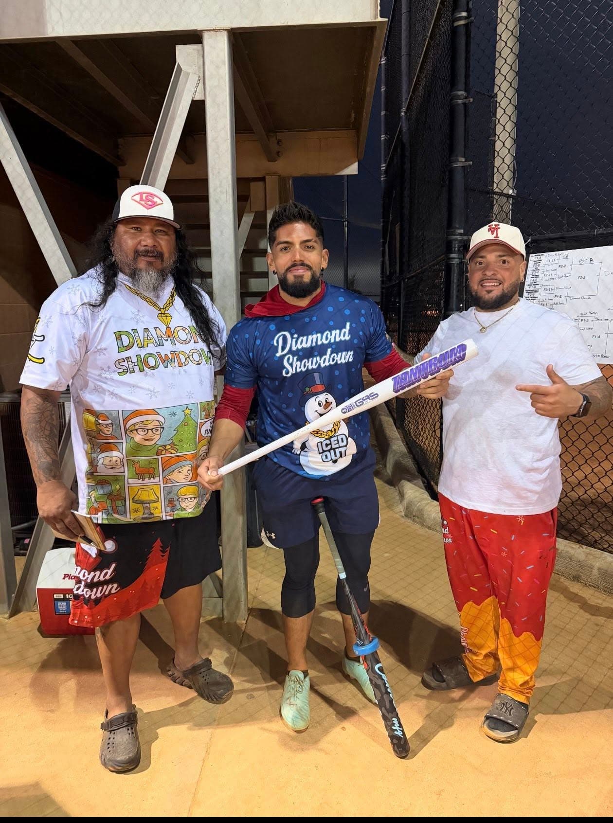 Softball glove and ball on field